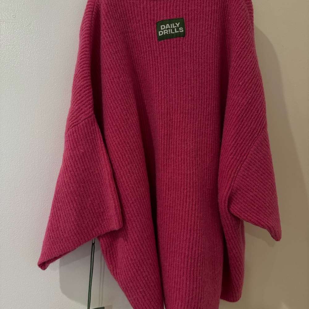 Daily Drills Raspberry Cardigan - Picture 3 of 4
